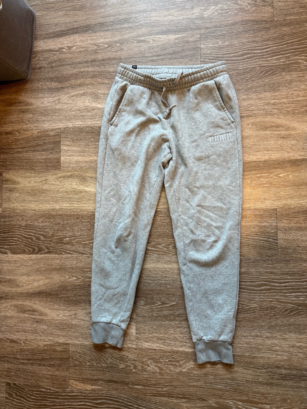 Puma Heather Gray Fleece Joggers